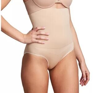 NWT Spanx Assets Ultimate Shaping High Waist Panty Beige Women's Small Petite